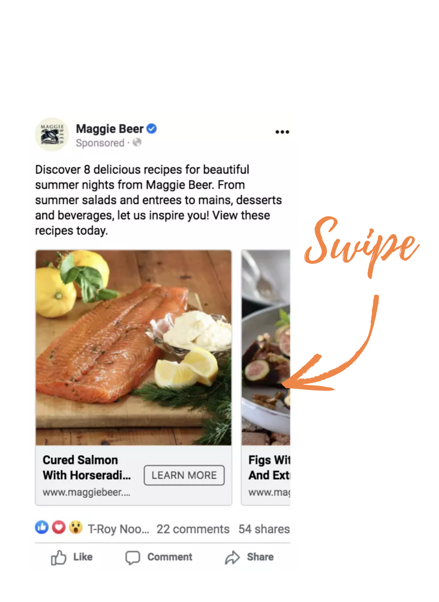 Maggie Beer Recipe Facebook Ad